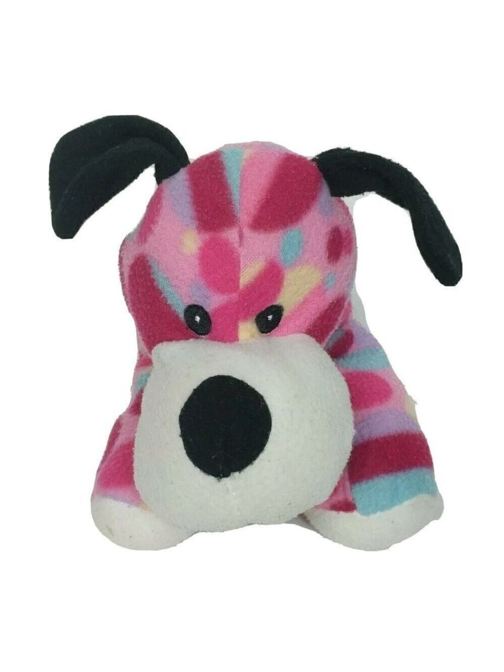 Rinco Pink Polka Dot Puppy Dog Plush 13 Inch